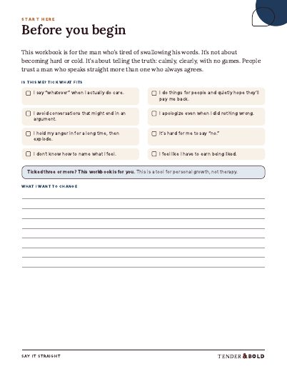 Inside page preview of Say It Straight